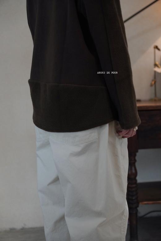 （5折）HAOLU卡其绿白藏蓝加绒卫衣 商品图3