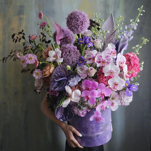 《梵高的鸢尾》高级感油画抱抱桶，需要提前三天预定 商品图1