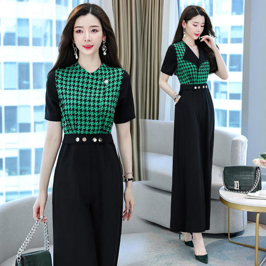 时尚气质通勤，高腰韩版连体裤HR-YLFS8798 商品图1