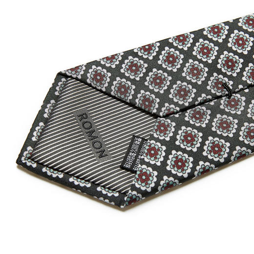 【桑蚕丝】罗蒙领带男精美花纹商务正装通勤婚礼新郎男士领带 商品图4