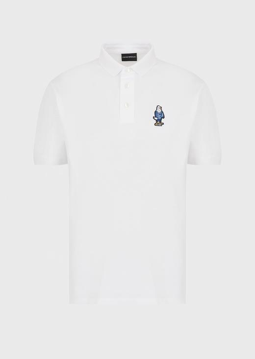 E ARMANI POLO衫  3L1FAU1JTKZ-0100 .100%COTTON 商品图0
