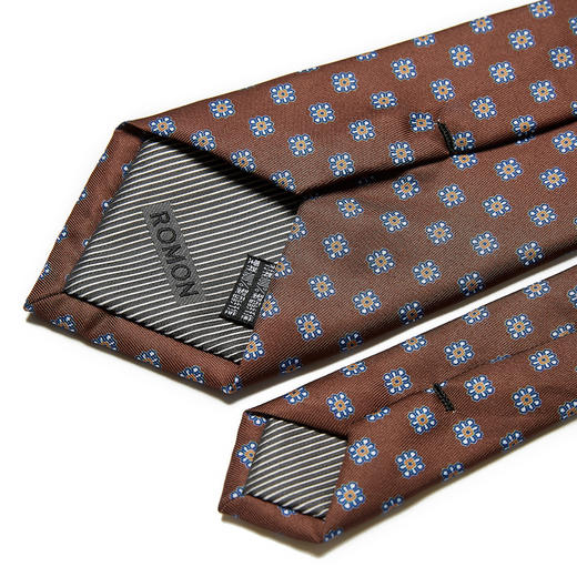 【精品礼盒装】罗蒙领带男时尚复古碎花商务休闲通勤百搭结婚男士领带 商品图3