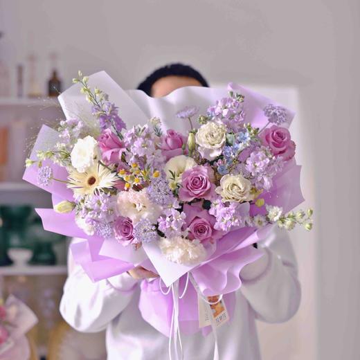 《普罗旺斯》翠珠紫罗兰花束（品种随机） 商品图4