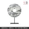 灰白玉片桌面摆件装饰品玉璧(大中小)Disk with stand 商品缩略图5