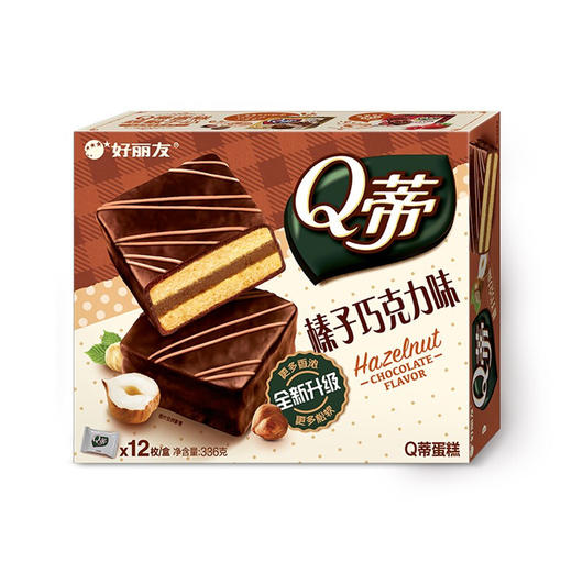 好丽友Q蒂12枚榛子味 336g 商品图0