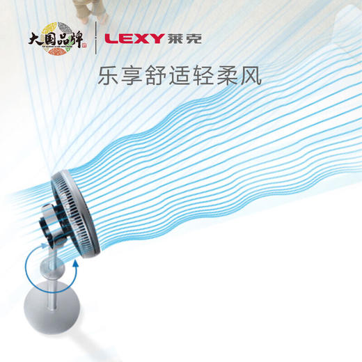莱克（LEXY）空气循环扇 F701 智能语音空气循环扇落地家用卧室遥控风扇 商品图2
