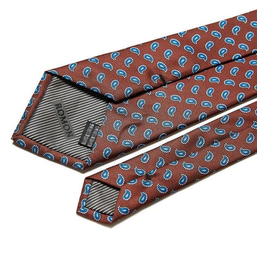 【精品礼盒装】罗蒙领带男时尚复古潮流印花商务休闲职业正装男士领带 商品图3