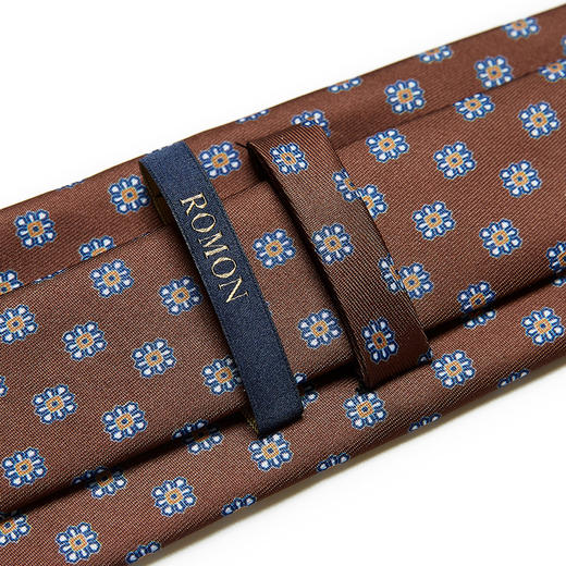 【精品礼盒装】罗蒙领带男时尚复古碎花商务休闲通勤百搭结婚男士领带 商品图2
