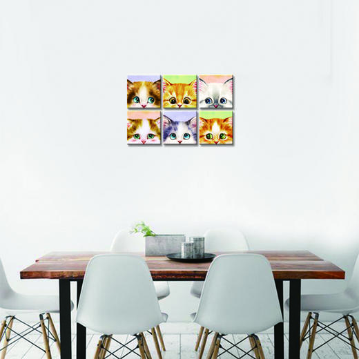 【折扣商品 不退不换】336片 无框拼图 塑料拼图HN1013 Kayomi-看看你,看看我 商品图2