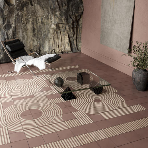 WALKPAPER｜禅的回音-语言 花砖地毯手工水泥花砖（预售） 商品图2