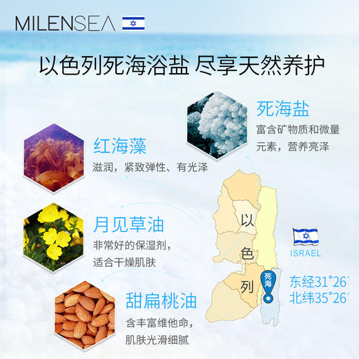 HM| MILENSEA米蓝希磨砂盐130g*3【普通快递】 商品图1