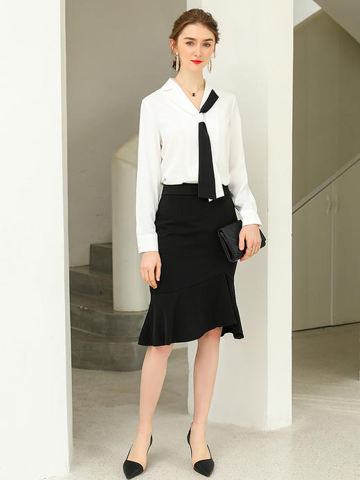 艾尚臣春装2021套装名媛轻熟风洋气两件套女裙时尚气质职业装套裙 商品图2