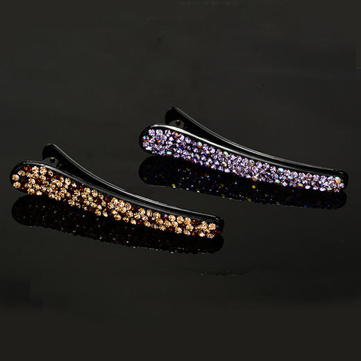 LBE-bj202发卡头饰  刘海夹碎发夹 一字鸭嘴夹水钻边夹短发 商品图2