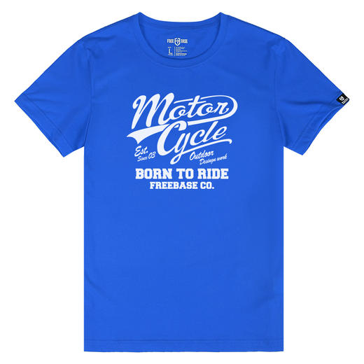 FREEBASE欧美日系复古流行英文字母motorcycle纯棉短袖T恤男夏季 NMT-1828 商品图4