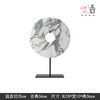 灰白玉片桌面摆件装饰品玉璧(大中小)Disk with stand 商品缩略图4