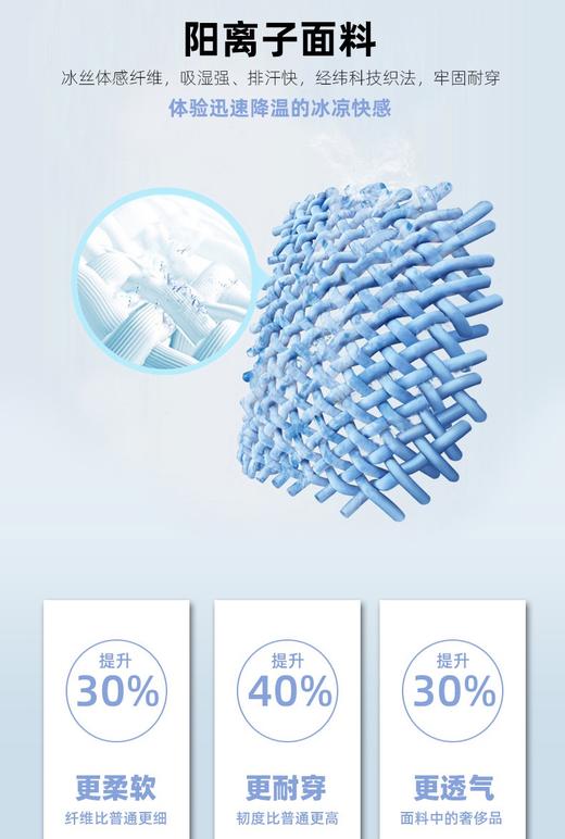 （清仓现货）【社群供W】舒适爸爸冰丝运动 商品图3