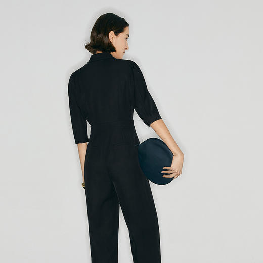 【商场同款】麦檬夏斜门襟收腰连体裤5C4191241 商品图3