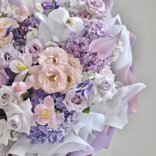 《梦》紫色巨大花束 商品图2