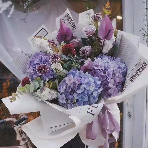 《普利维亚》紫掌花束 商品图0