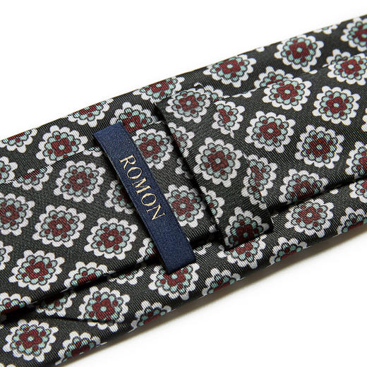 【桑蚕丝】罗蒙领带男精美花纹商务正装通勤婚礼新郎男士领带 商品图2
