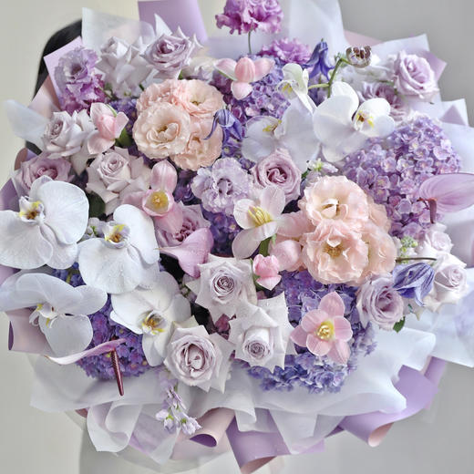 《梦》紫色巨大花束 商品图3