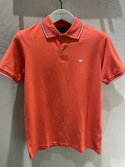 E ARMANI POLO衫  8N1FB31JPTZ-0413 RUGGINE.96%COTTON 4%ELASTANE 商品图0