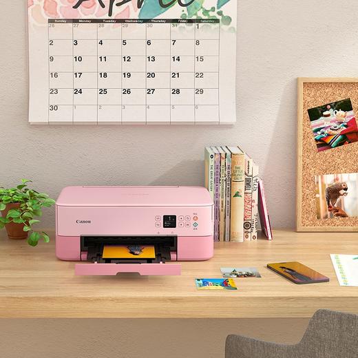 佳能（Canon）TS5380-樱花粉A4彩色喷墨打印机 商品图1