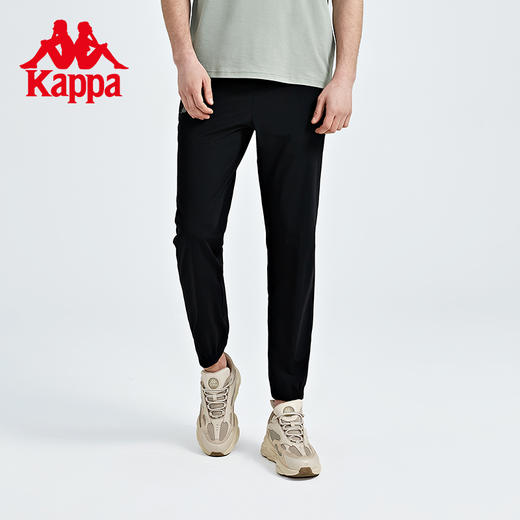 Kappa卡帕针织长裤2022新男运动长裤休闲裤小脚束口卫裤K0C32AK40 商品图0