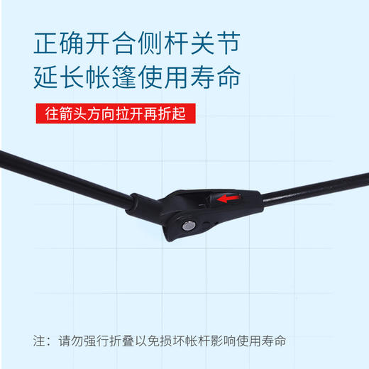 悠度户外全自动205X150X110帐篷 商品图5