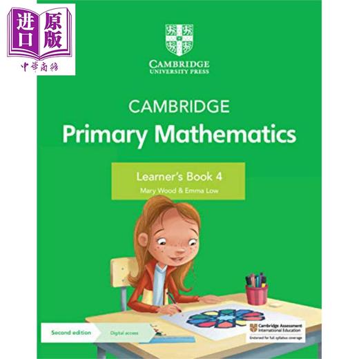 预售 【中商原版】Cambridge Primary Mathematics 正版剑桥小学数学课程四年级套装 学生书+练习册配线上资源 英文原版进口教材 商品图1