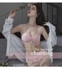 【甜美少女网纱蝴蝶结Bra】无钢圈小胸聚拢调整型内衣收副乳上托性感文胸套装 商品缩略图3