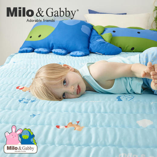 韩国Milo&Gabby莫代尔婴儿四季童被幼儿园卡通动物宝宝床垫 商品图1