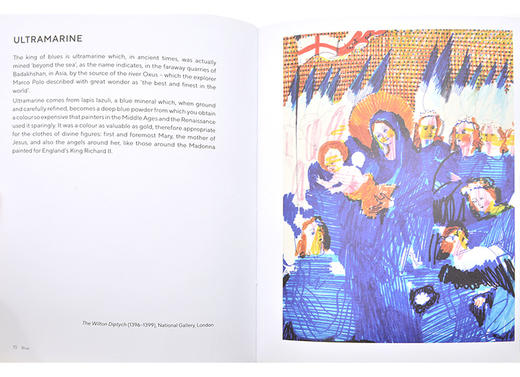 蓝色:图画启发艺术 英文原版 Blue : A Drawing Book Inspired by Art 瓦伦蒂娜·祖奇 艺术色彩画集 画册 商品图3