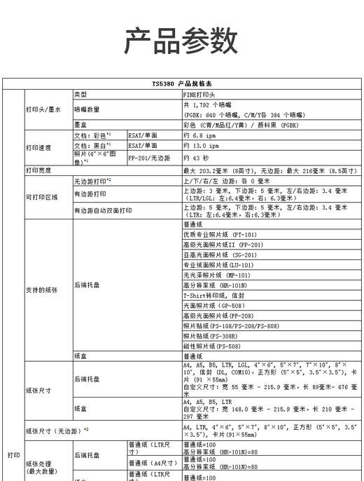 佳能（Canon）TS5380-樱花粉A4彩色喷墨打印机 商品图5