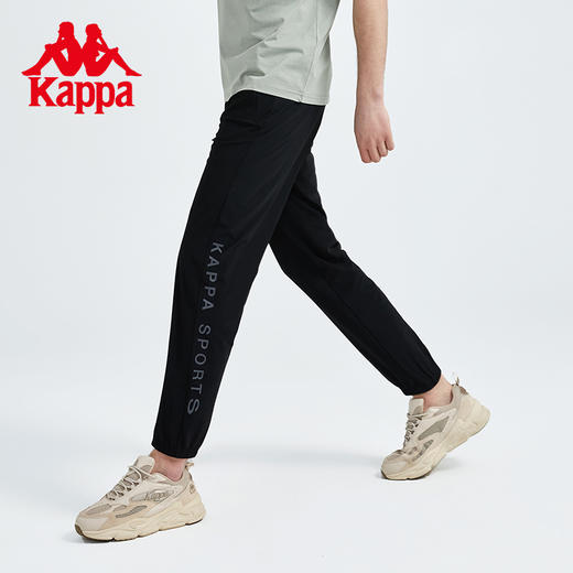 Kappa卡帕针织长裤2022新男运动长裤休闲裤小脚束口卫裤K0C32AK40 商品图4