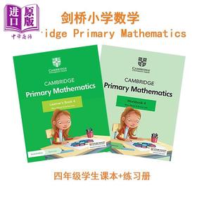 预售 【中商原版】Cambridge Primary Mathematics 正版剑桥小学数学课程四年级套装 学生书+练习册配线上资源 英文原版进口教材