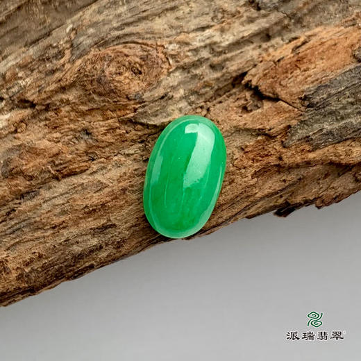 派瑞翡翠 翡翠戒面 冰种 绿色 商品图3