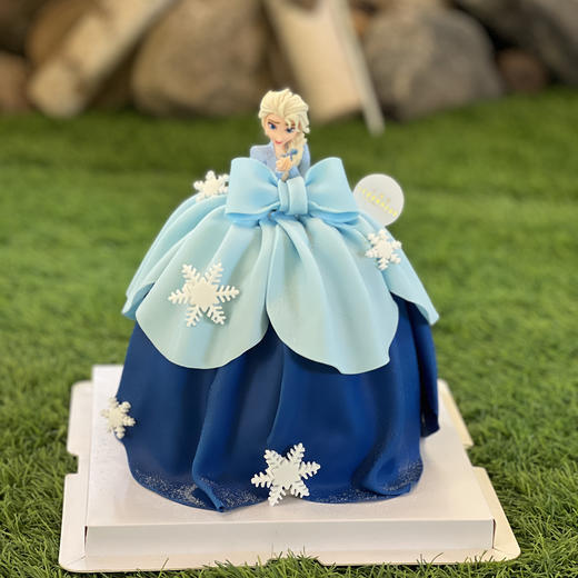 蝴蝶结艾莎 · 奶油蛋糕 商品图0
