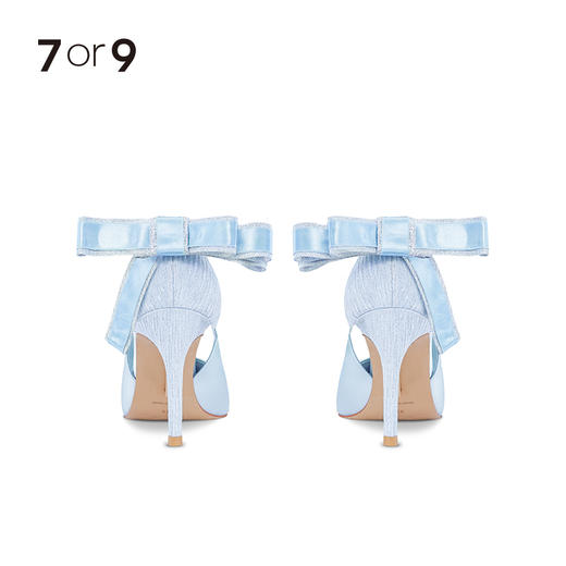 真丝带银边蝴蝶结尾夹 商品图3