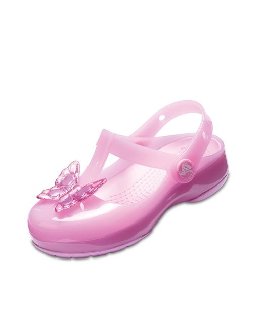 CROCS 亮透鞋面 Crocs卡骆驰伊莎贝拉缤女儿童沙滩凉鞋 FQ205044-6I2 商品图2