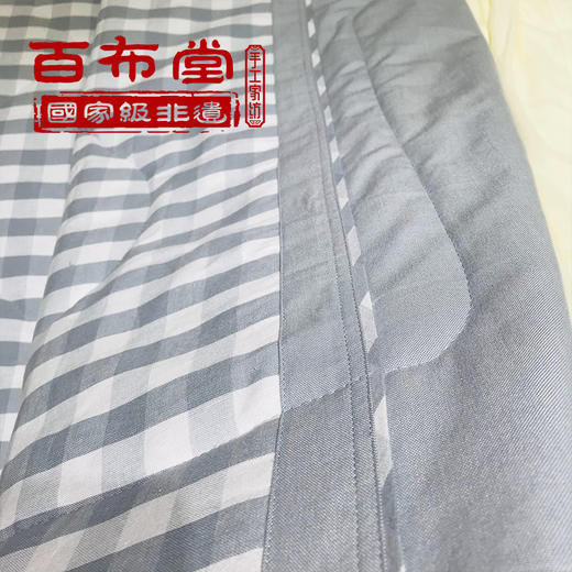 （乡村振兴商品）百布堂纯棉粗布健康养生空调被-银灰色 商品图2