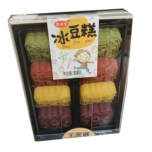 【8.9元/盒】粱福吉冰豆糕318g（0707754） 商品图0