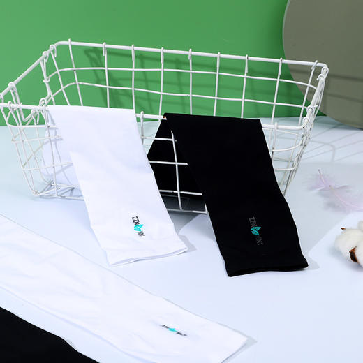 左左女薄荷冰袖313速减5度冰袖夏季防晒袖套薄荷袖冰丝手臂套袖薄款开车骑行冰袖 商品图1