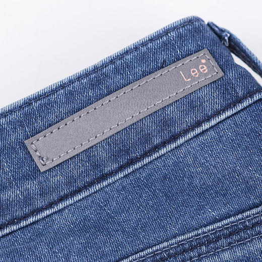 Lee商场同款女款浅蓝色贴身小脚九分牛仔裤新款L124003YM9GX 商品图4