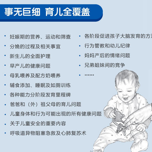 正版包邮 美国儿科学会育儿百科(第7版升级修订) 0-5岁育儿指南胎教母婴喂养宝宝辅食读物怀孕分娩育儿百科 商品图1