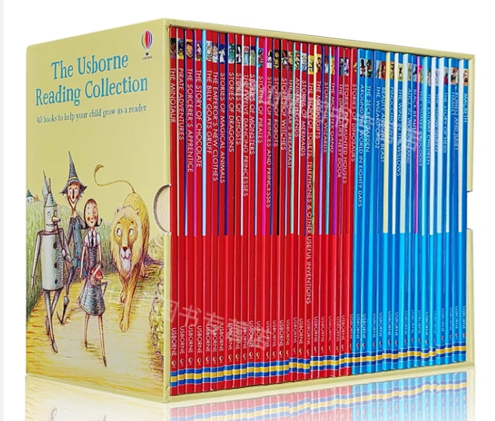 我的第三个图书馆The Usborne Reading Collection 40册套装正版礼盒装