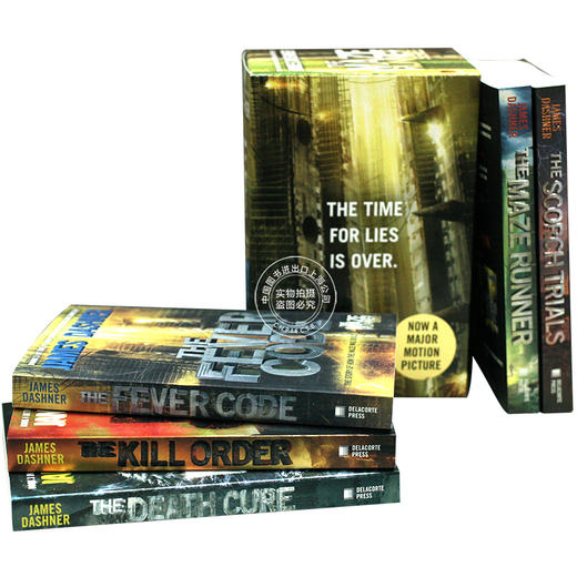 现货 移动迷宫新版5本全集全套套装 英文原版 The Maze Runner Series Complete Collection Boxed Set 死亡解药 烧痕审判 商品图2