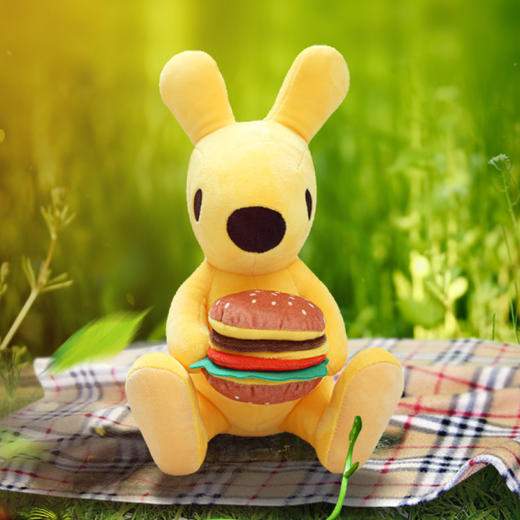 汉堡袋鼠毛绒公仔 商品图2