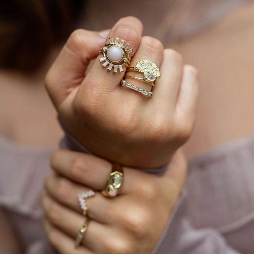 北京仓｜Studio Grun-Cha Cha-月光石 戒指［美国设计师］ 商品图3