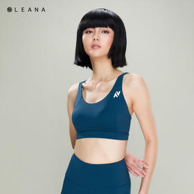 LEANA瑜伽体式背心交叉美背运动健身含胸垫可拆卸抹胸户外跑步内衣1313